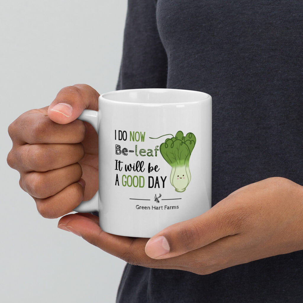 Mug-‘I do now be-leaf it will be a good day’