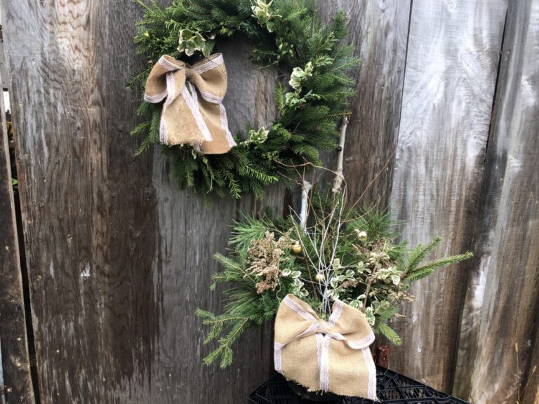 Farm House Wreath+Planter Combo